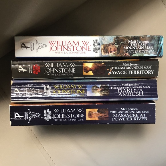 4 Johnstone western paperback books - Picture 6 of 9